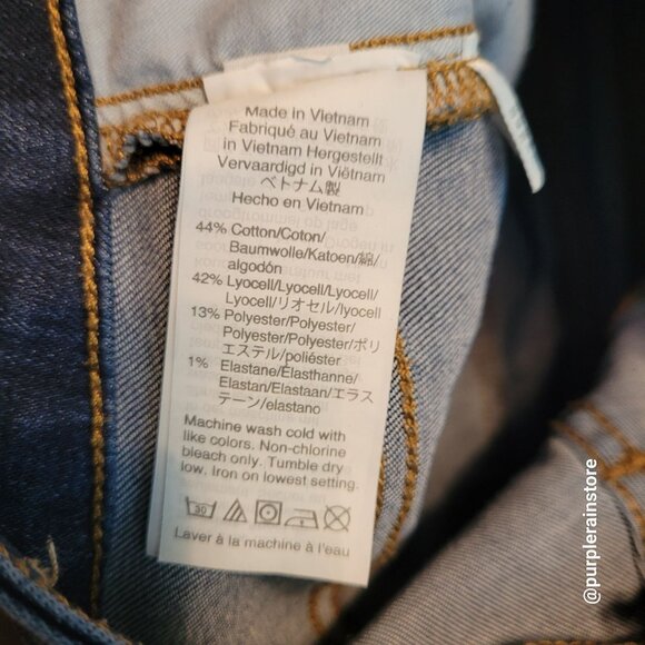 Madewell Jeans Size 27 Skinny Curvy High Rise Tummy Control Sussex Wash MB354 - Picture 6 of 13